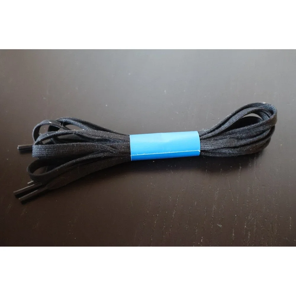 Adidas Originals Black Flat Replacement Shoelaces New